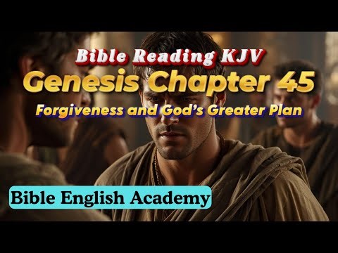 Genesis Chapter 45 — Forgiveness and God’s Greater Plan | KJV #biblereading