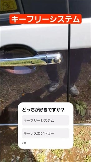 どっちのタイプのカギが好きですか？ キーフリーシステム vs キーレスエントリー