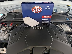 How to replace engine air filter on 2023-2025 Audi Q7 55 Prestige 3.0T - DIY