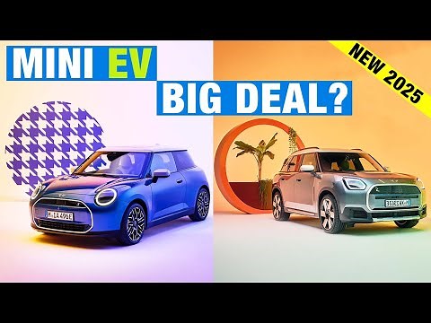 First Look: 2025 Mini Cooper & Countryman Electric | Styling, Interior, Range, Tech & More!