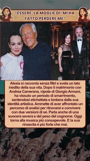 Alexia shock: “Essere moglie di mi ha fatto perdere me”