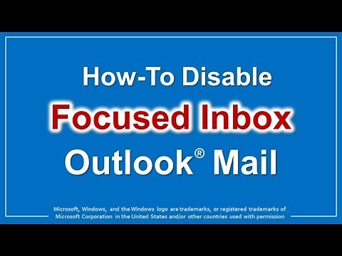 How to Disable Focused Inbox in Outlook Mail