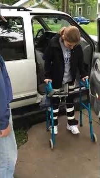 Walking Paraplegic: May 2015, unlocked KAFO truck transfer