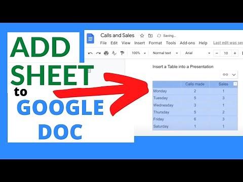 Insert a Google Sheet into a Google Doc (& Keep It Updated)