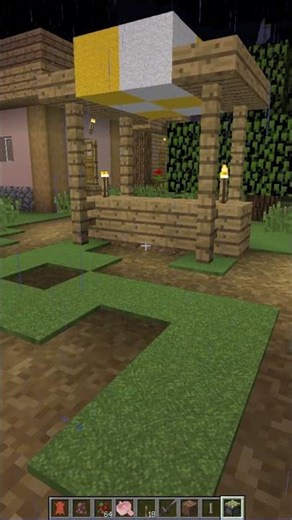 Night in the Village. Short. #minecraft #shorts