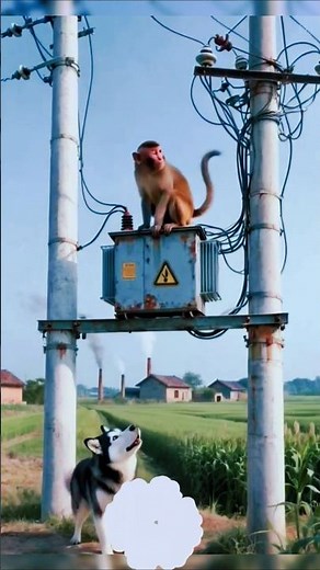 Monkey Electric Shock Accident | Awareness and Safety Vide