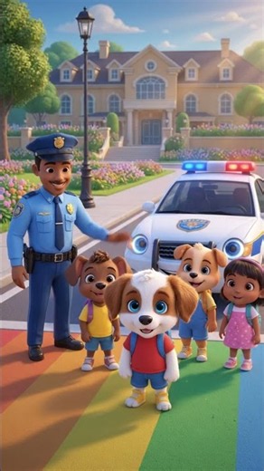 Woo Woo! 🚓 | Bingo's Police Car Adventure | Kids Songs & Nursery Rhymes