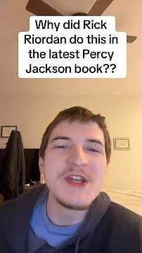 Why did Rick Riordan do this in the latest Percy Jackson book??