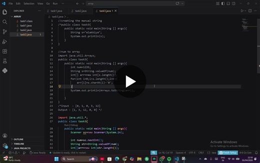 Java String Concepts and Array Practice | ELAKKIYA VIJAYARAGAVAN posted on the topic | LinkedIn