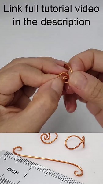 Play with wire | Simple spiral | ring | Handmade jewelry | copper wire @LanAnhHandmade 704 #Shorts