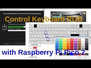 Control keyboard RGB with Raspberry Pi Pico 2 & TinyUSB HID/NCM+lwIP HTTPD (Alienware AW410K)