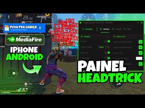 XIT FF 2026 ATUALIZADO 😈 PAINEL MOD MENU FFH4X ANDROID & IOS | HEADTRICK 100% HS ANTIBAN