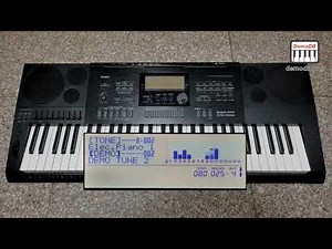 CASIO CTK-7200 Demo Songs