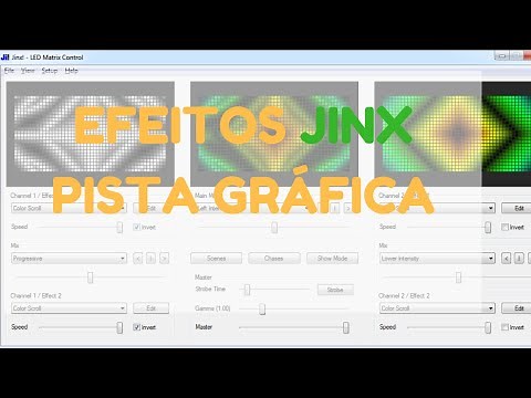 03 - Pista de led Gráfica Efeitos - Jinx