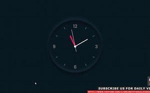 使用Javascript制作时钟