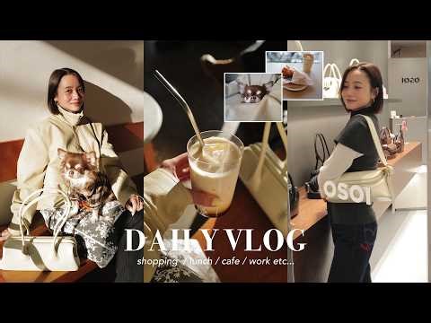 [3-day Vlog] Shopping for Spring Items🛒🌸Shopping/Cafe/Lunch