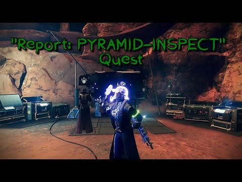 Destiny 2: The Witch Queen | Quest: "Report: PYRAMID-INSPECT" | Clue #3: Pyramid from the VotD Raid.