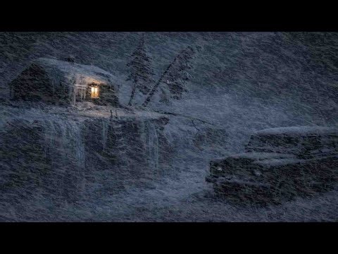 3 soothing snowstorm sounds | Gentle wind and falling snow sounds for a relaxing sleep