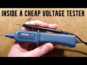 Inside a cheap multi-voltage tester (with schematic)