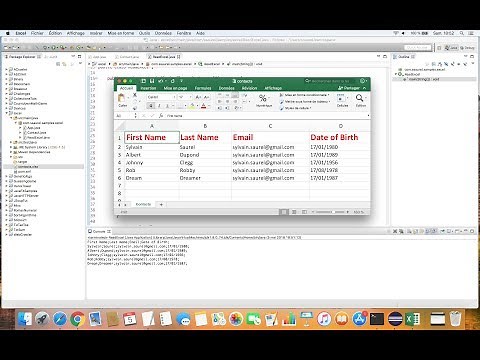 Read an Excel XLSX file in Java with Eclipse