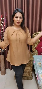 53K views · 802 reactions | Short tops Material: Diamond Georgette...