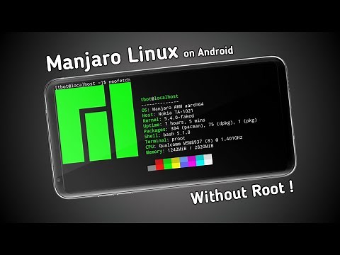 Install Manjaro linux on Android | without Andronix or anlinux