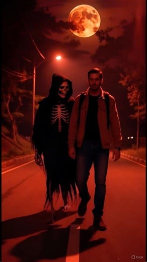 Ghost Video : A Grim reaper Attack the Human | 4K Video #shorts