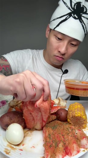 🔥 VIRAL Seafood & Crab Boil Mukbang! So Juicy & So Delicious! #SeafoodBoil #CrabBoil #Mukbang #FoodTok #FYP