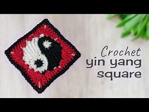 Crochet Granny Square - Yin Yang | You Should Learn This!