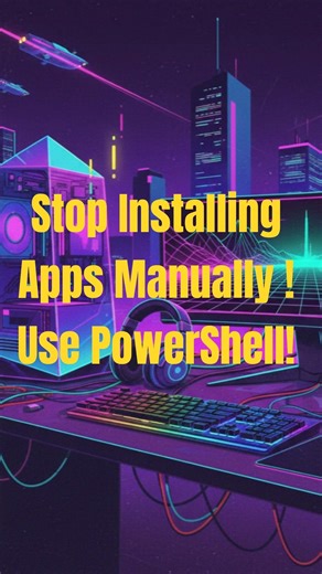 Stop Installing Apps Manually! Using chocolatey + PowerShell . #shorts #chocolatey #itadvise #fypシ