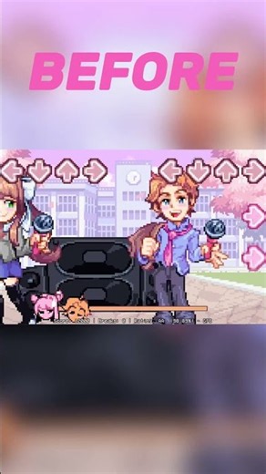 Doki Doki FNF Mod transformation DDLC TAKEOVER YOUR REALITY 💚 #ddlc #fnf #justmonika