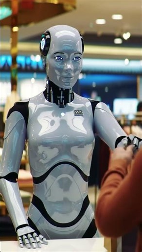 Robot Working in Mall 🛍️ | Future of Shopping Experience!
