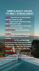 Simple Body Hacks To Melt Stress Away!! 🥰 Please Share | Physical Therapy Session