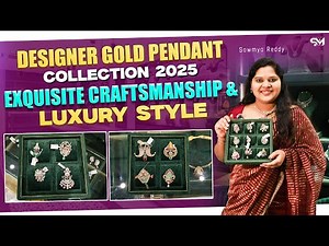 Unbelievable Craftsmanship! Unique Designer Gold Pendants You Must See 💎