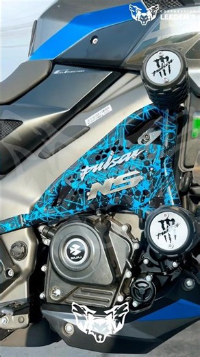 SLIDER GASPEADO (NS 200) #motos #accessorios #leedems #pulsar