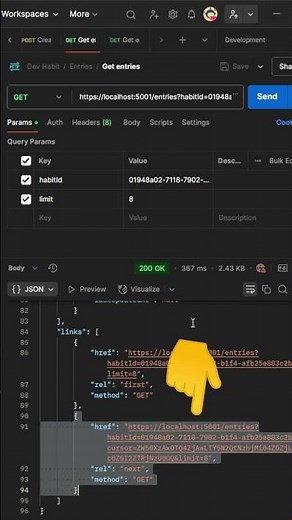 A practical HATEOAS example with Cursor Pagination