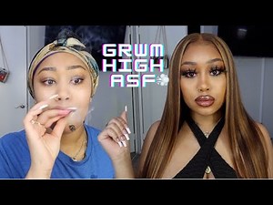 GRWM: high asf (hilarious) ft Tinashe Hair