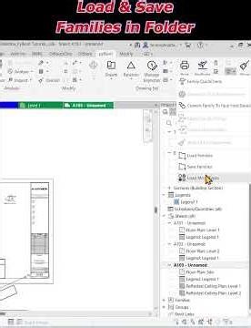 Load & Save Families in Bulk | PyRevit Automation Hack #shorts #ytshorts #PyRevit