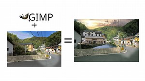 gimp合成不完全入门图片合成
