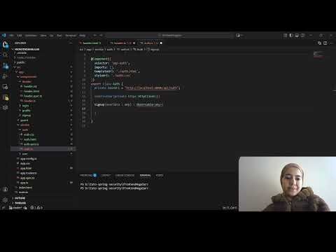 Angular Auth Service : signup, login, logout ( HttpClient,Observable, POST)