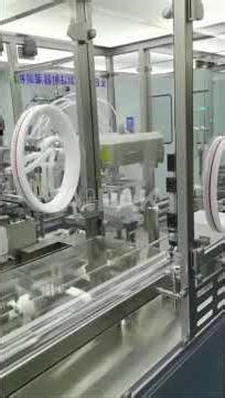 How unpacking film and liner removal happens on the prefilled syringe production line?