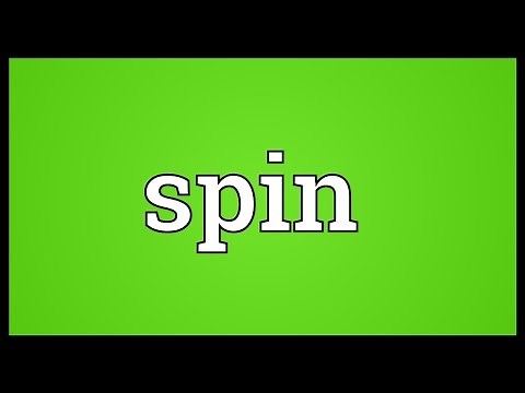 Spin Meaning