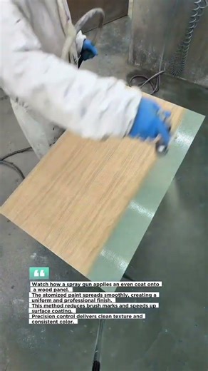 Perfect Wood Finish Using Spray Gun #WoodFinishing #PaintingUSA #SprayPainting