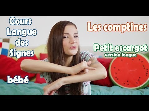 Comptine LSF Petit escargot version longue