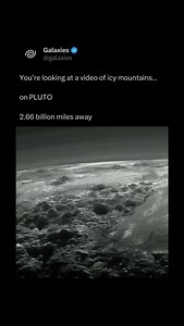 Galaxies on Instagram: "10 years ago, NASA’s New Horizons captured this extraordinary view of the frozen plains and majestic mountains on the surface of Pluto"