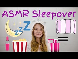ASMR Sleepover | ASMR Kids Role Play |