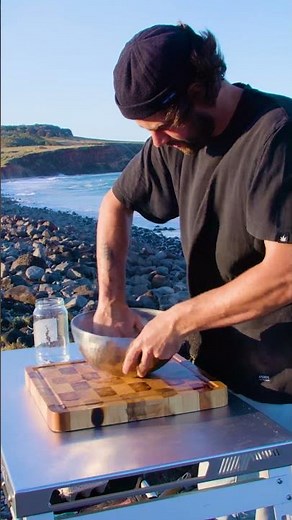 Kangaroo Tail Stew | Slow Cooked Over Fire at the Beach + Hand Rolled Flatbread in the Gozney Tread