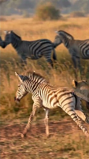 Zebra Has NO IDEA a Lioness Is Hunting It!