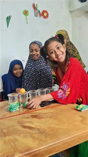 Who will master this tricky cup game? Ball Blowing Cup Challenge Game 😄 #shorts