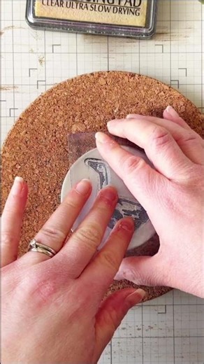 Get more from your stamps - Faux Engraving Heat Embossing #shorts #cards #cardmaking